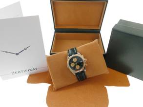 Thumbnail von Breitling Chronomat Stahl Gold mit grünem Blatt und Haiband Faltschl. Der Klassiker im Top Zustand