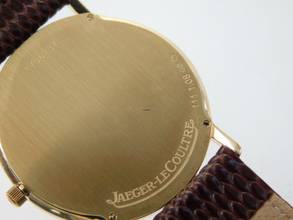 Thumbnail von Jaeger-LeCoultre Ultra Thin 18 Karat Gelbgold Herrenuhr im TOP Zustand 33 mm ohne Krone