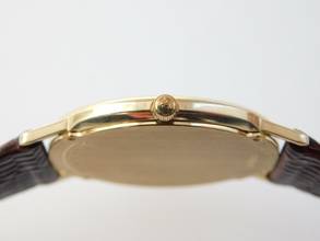 Thumbnail von Jaeger-LeCoultre Ultra Thin 18 Karat Gelbgold Herrenuhr im TOP Zustand 33 mm ohne Krone