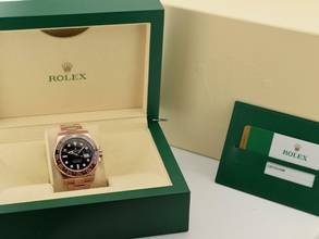 Thumbnail von Rolex GMT-Master II 126715chnr Rose Gold rootbeer - Like New Full Set
