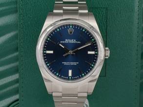 Thumbnail von Rolex Oyster Perpetual 39 Blue Like New Ful Set