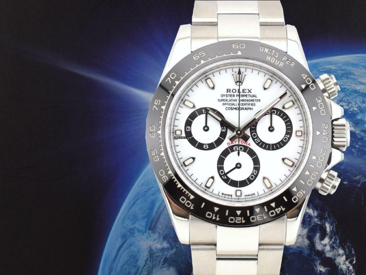  Rolex Daytona Cosmograph Daytona 116500ln White Dial - Like New 2021 