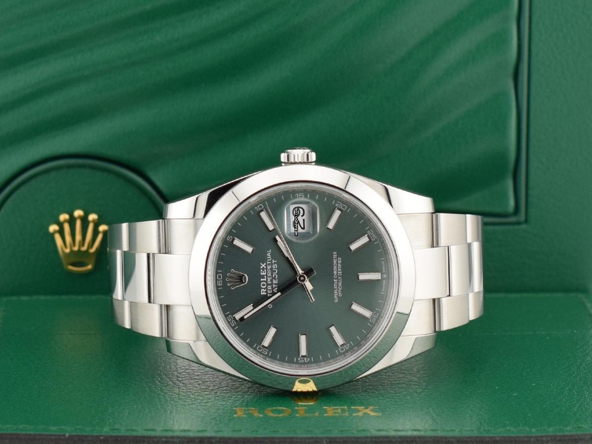 Rolex Datejust 41 Ii 41mm Green Dial New