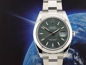 Thumbnail von Rolex Datejust 41 Ii 41mm Green Dial New