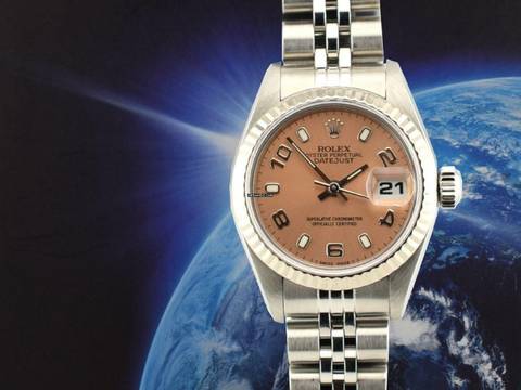  Rolex Lady-Datejust 26 Mm Pink Dial - Full Set Like New 