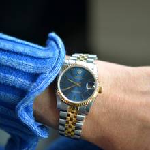 Thumbnail von Rolex Datejust 31 68273 31MM blue soleil dial Full Set