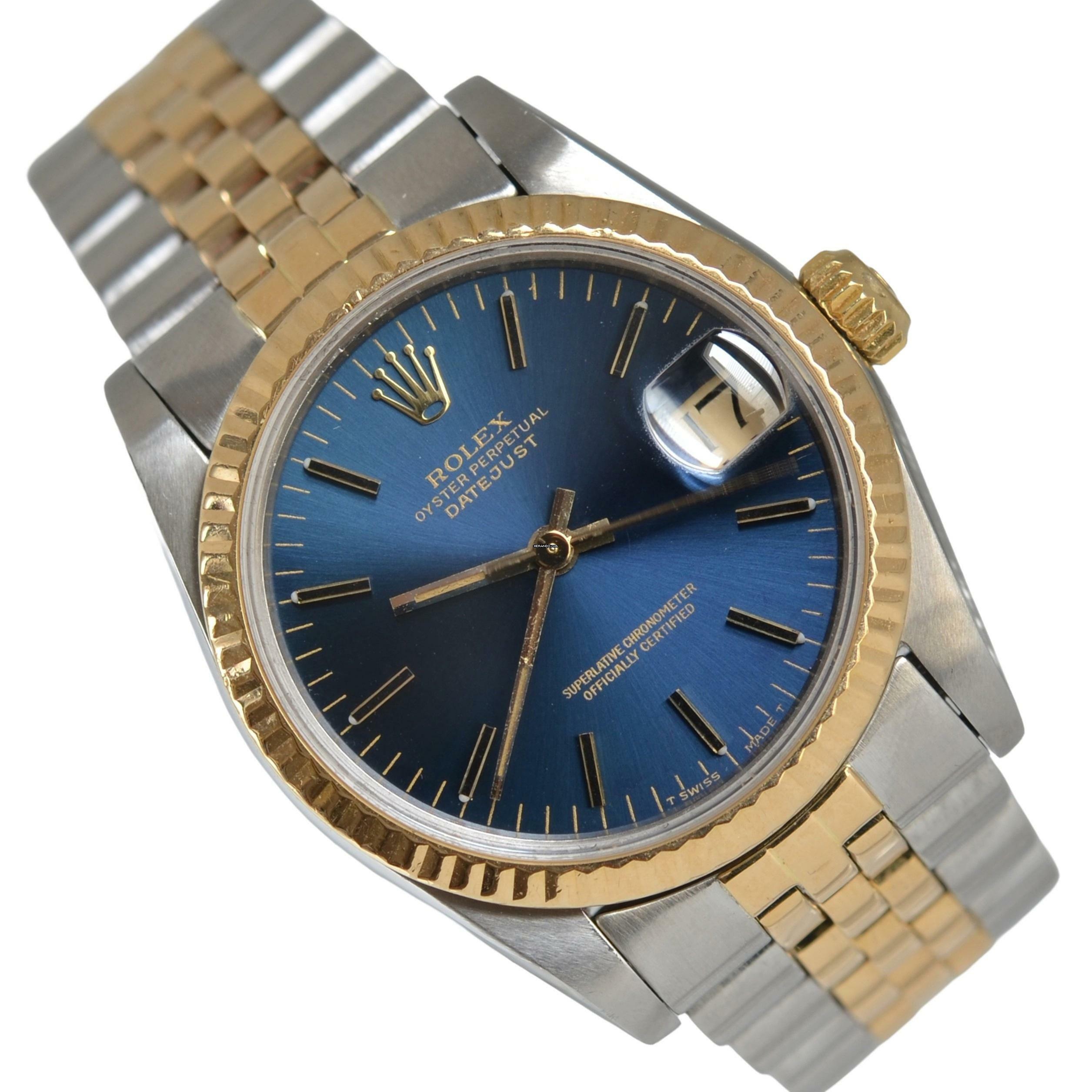 Rolex Datejust 31 68273 31MM blue soleil dial Full Set