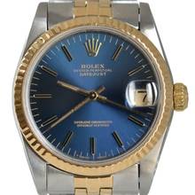 Thumbnail von Rolex Datejust 31 68273 31MM blue soleil dial Full Set