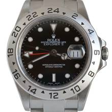 Thumbnail von Rolex Explorer II 16570 black Luminova dial Full Set