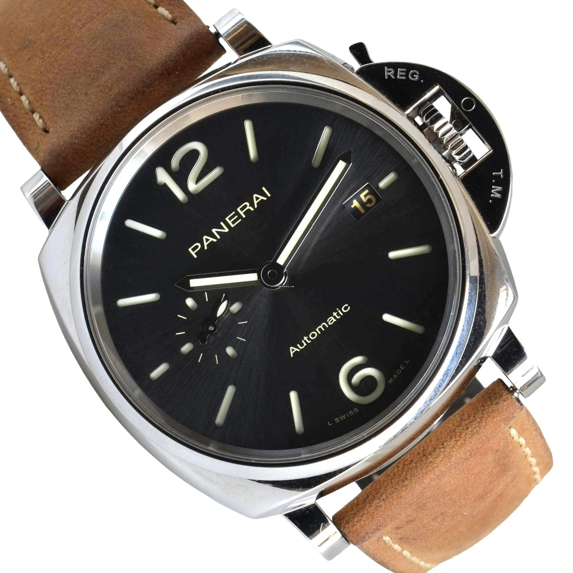 Panerai Luminor Due PAM00904 42MM slate grey dial Automatic Full Set Like NEW