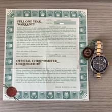 Thumbnail von Rolex Submariner Date 16613 blue tritium dial 1991 Full Set