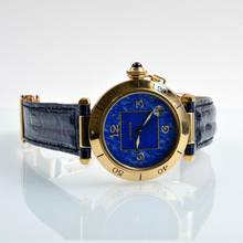 Thumbnail von Cartier Pasha 38MM Lapis Lazuli dial yellow gold 18KT Full Set TOP Condition