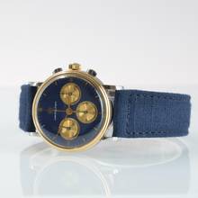 Thumbnail von Hamilton Lancaster U.S.A chronograph 32MM Lemania 1873 blue dial 1970