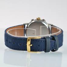 Thumbnail von Hamilton Lancaster U.S.A chronograph 32MM Lemania 1873 blue dial 1970