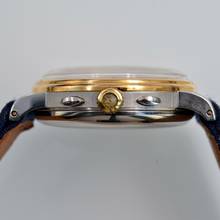 Thumbnail von Hamilton Lancaster U.S.A chronograph 32MM Lemania 1873 blue dial 1970