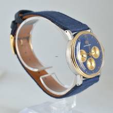 Thumbnail von Hamilton Lancaster U.S.A chronograph 32MM Lemania 1873 blue dial 1970