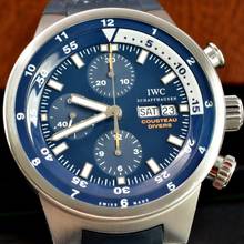 Thumbnail von IWC Aquatimer Chronograph IW378201 chronograph Cousteau diver Tribute to Calypso 2007 full set