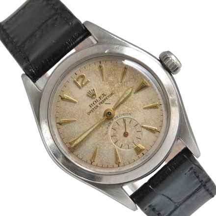  Rolex Ovetto Oyster Perpetual 6006 Super Precision Radium ivory dial 1953 