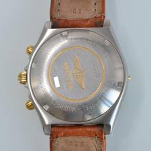 Thumbnail von Breitling Chronomat 81950 chronograph black dial steel 1989 Full Set