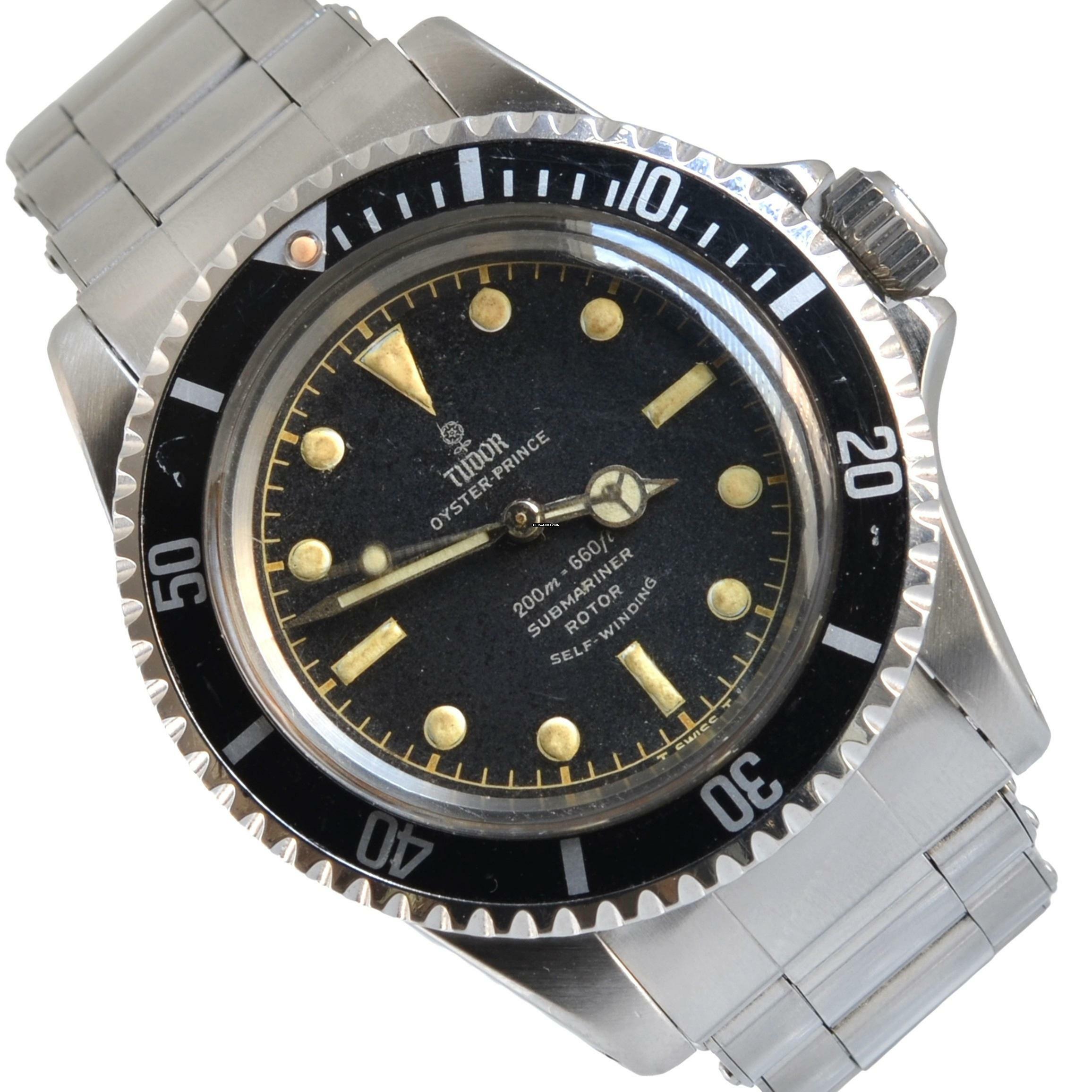 Tudor Submariner 7928 Rosellina tritium dial 1965