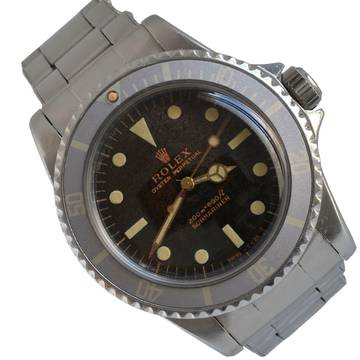  Rolex Submariner (No Date) 5512 meter-first galvanic gilt dial brown colour 1963 