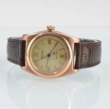 Thumbnail von Rolex Oyster Perpetual Ovetto 3696 BubbleBack Chronometer ivory dial rose gold 18KT 1937