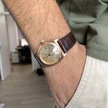 Thumbnail von Rolex Oyster Perpetual Ovetto 3696 BubbleBack Chronometer ivory dial rose gold 18KT 1937