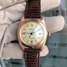 Thumbnail von Rolex Oyster Perpetual Ovetto 3696 BubbleBack Chronometer ivory dial rose gold 18KT 1937