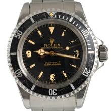 Thumbnail von Rolex Submariner (No Date) 5513 Explorer gilt tritium dial 1964