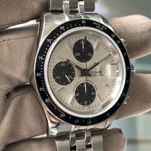 Thumbnail von Tudor Daytona 79260P Oysterdate chronograph silver dial 2004 Full Set