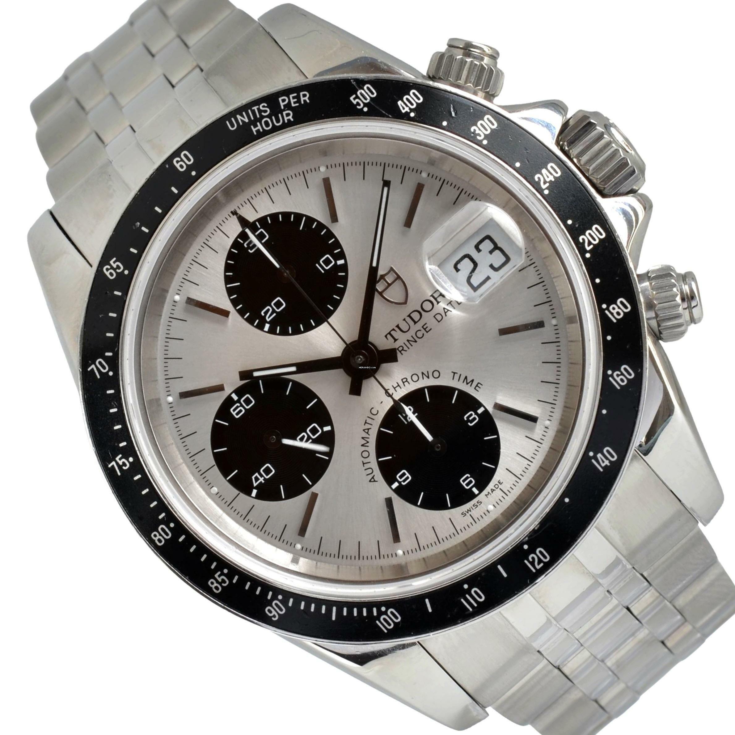 Tudor Daytona 79260P Oysterdate chronograph silver dial 2004 Full Set