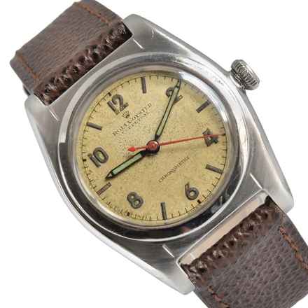  Rolex Oyster Perpetual Ovetto Oyster Perpetual 2940 Chronometer Bubble Back 1945 