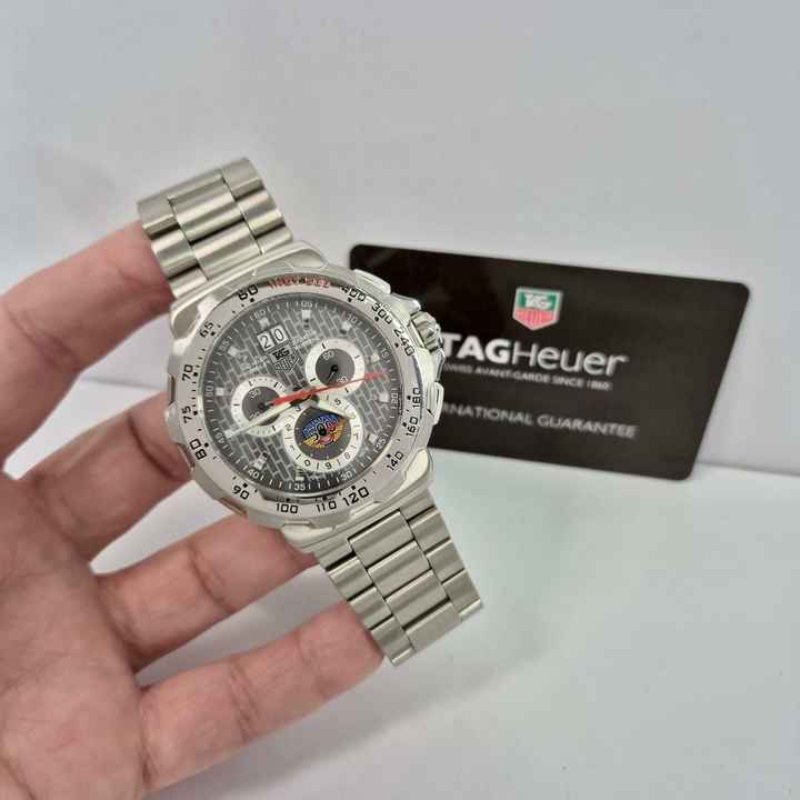  TAG Heuer Formula 1 Quarz Indianapolis 500 Edição Limitada Chronograph 44mm Quartz Completo 