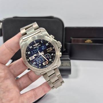  Breitling Cockpit B50 Full Titanium 46mm Quartz Completo 