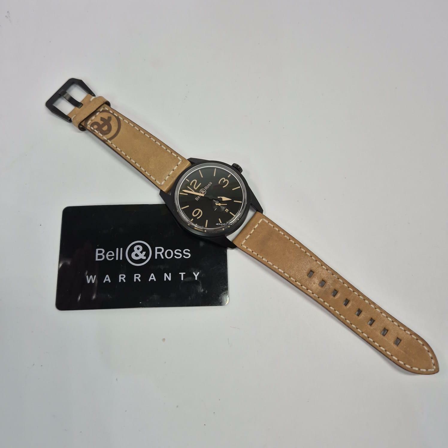  Bell & Ross Vintage BR123 - Retrô 41mm Automático 