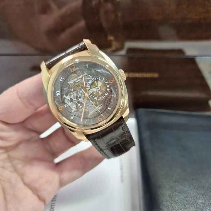  Vacheron Constantin Quai de l'Ile Ouro Rosé & Titanium Power Reserve 41mm Completo 