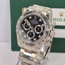 Thumbnail von Rolex Daytona Ouro Branco Diamond Index 40mm Completo