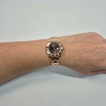 Thumbnail von Rolex Lady-Datejust Pearlmaster Diamonds Ouro Rosé Chocolate Dial 29mm Completo