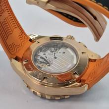 Thumbnail von Omega Seamaster Aqua Terra Chronograph GMT Ouro Rosé 44mm Automático Completo