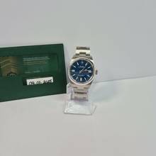 Thumbnail von Rolex Oyster Perpetual No-Date Azul Pastel 41mm Automático Completo