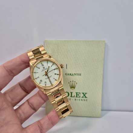  Rolex Oyster Perpetual 34 34mm Full Gold Automático Completo 