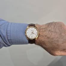 Thumbnail von Omega De Ville Trésor Ouro 40mm Corda Completo