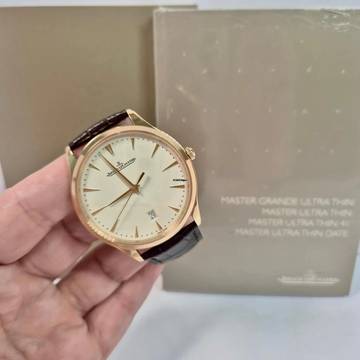  Jaeger-LeCoultre Master Ultra Thin Date Ouro Rosé 40mm Automático Completo 
