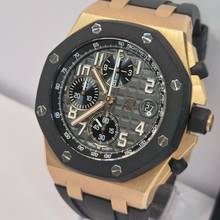 Thumbnail von Audemars Piguet Royal Oak Offshore Chronograph Ouro Rosé 2 Pulseiras 42mm Completo