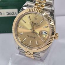 Thumbnail von Rolex Datejust 41 41mm Ouro & Aço Jubilee Completo