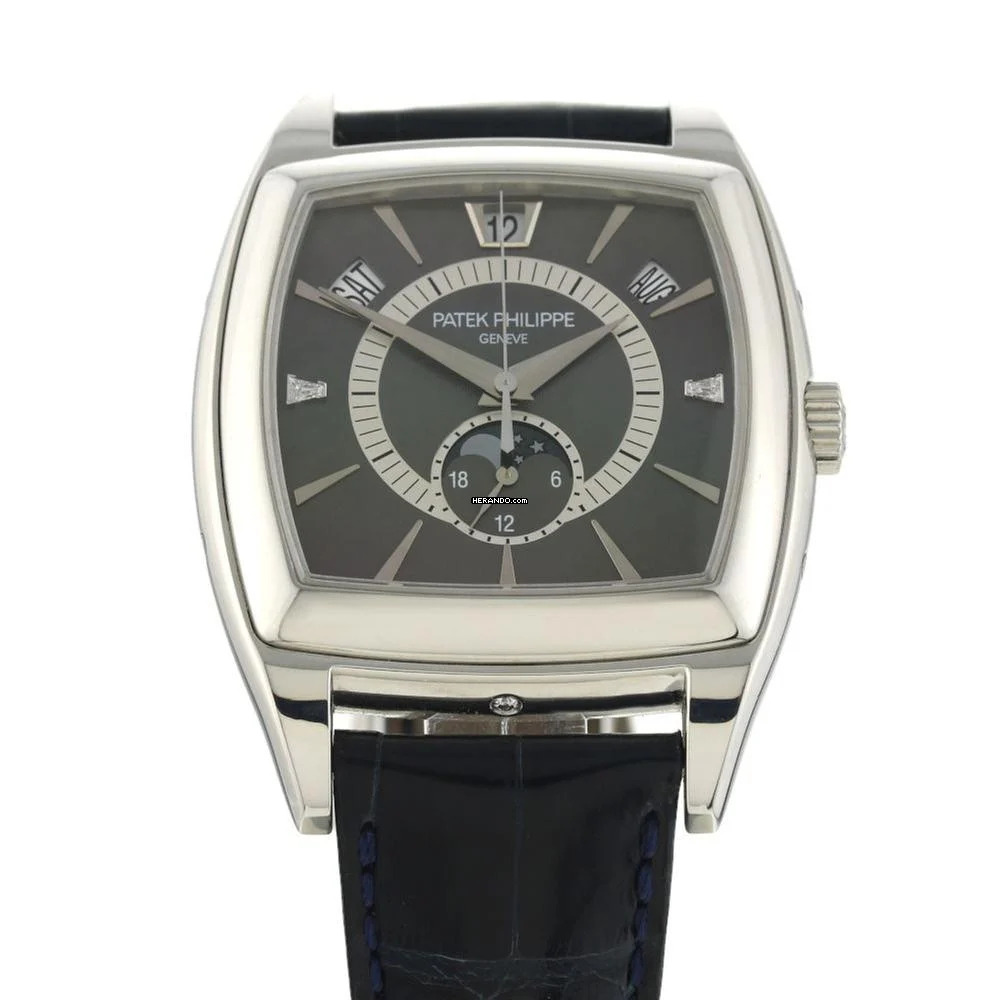  Patek Philippe Gondolo Rectangular Platin Ref.5135 B+P 