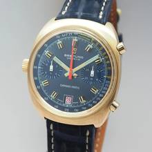 Thumbnail von Breitling Chrono-Matic Vintage Chrono-Matic Chronograph Ref.: 2118 solid Gold 18k/750 ULTRA RARE