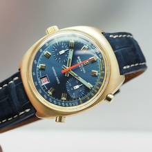 Thumbnail von Breitling Chrono-Matic Vintage Chrono-Matic Chronograph Ref.: 2118 solid Gold 18k/750 ULTRA RARE