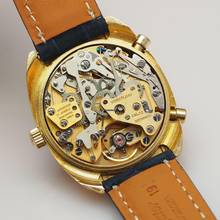 Thumbnail von Breitling Chrono-Matic Vintage Chrono-Matic Chronograph Ref.: 2118 solid Gold 18k/750 ULTRA RARE