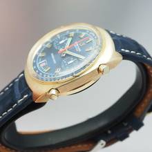 Thumbnail von Breitling Chrono-Matic Vintage Chrono-Matic Chronograph Ref.: 2118 solid Gold 18k/750 ULTRA RARE